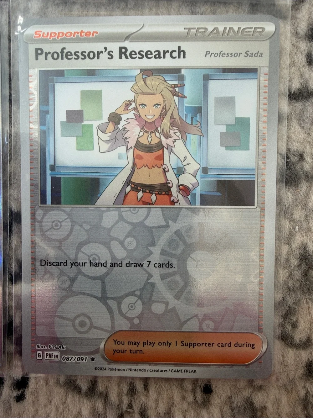 Pokémon Professor's Research Reverse Holo & Holo Trainer Lot 4 Cards | ✨5/$25✨